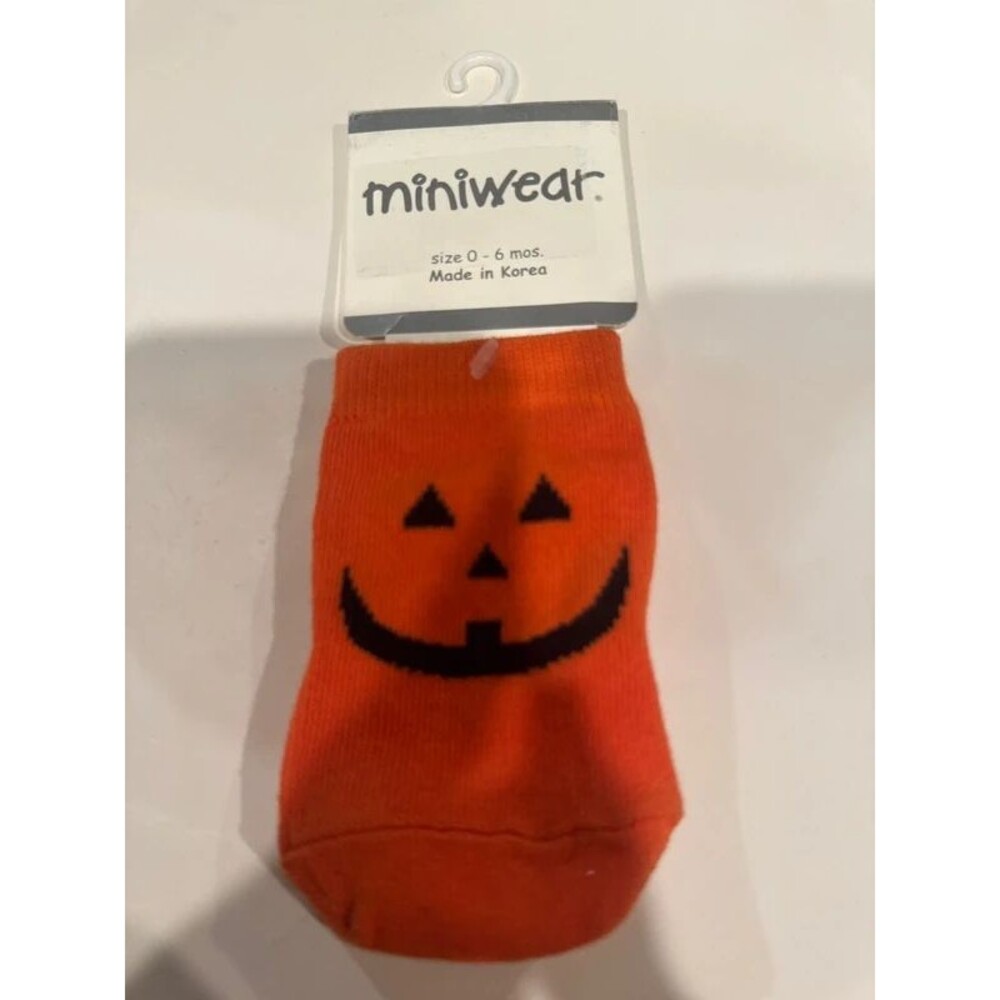 Miniwear Baby 0-6 months Halloween Socks NWT